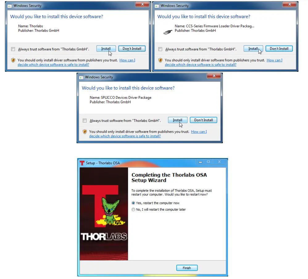 THORLABS CCS Series Spectrometer - Figure 3