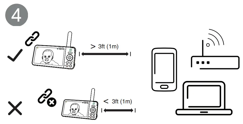 Positioning the Baby Monitor