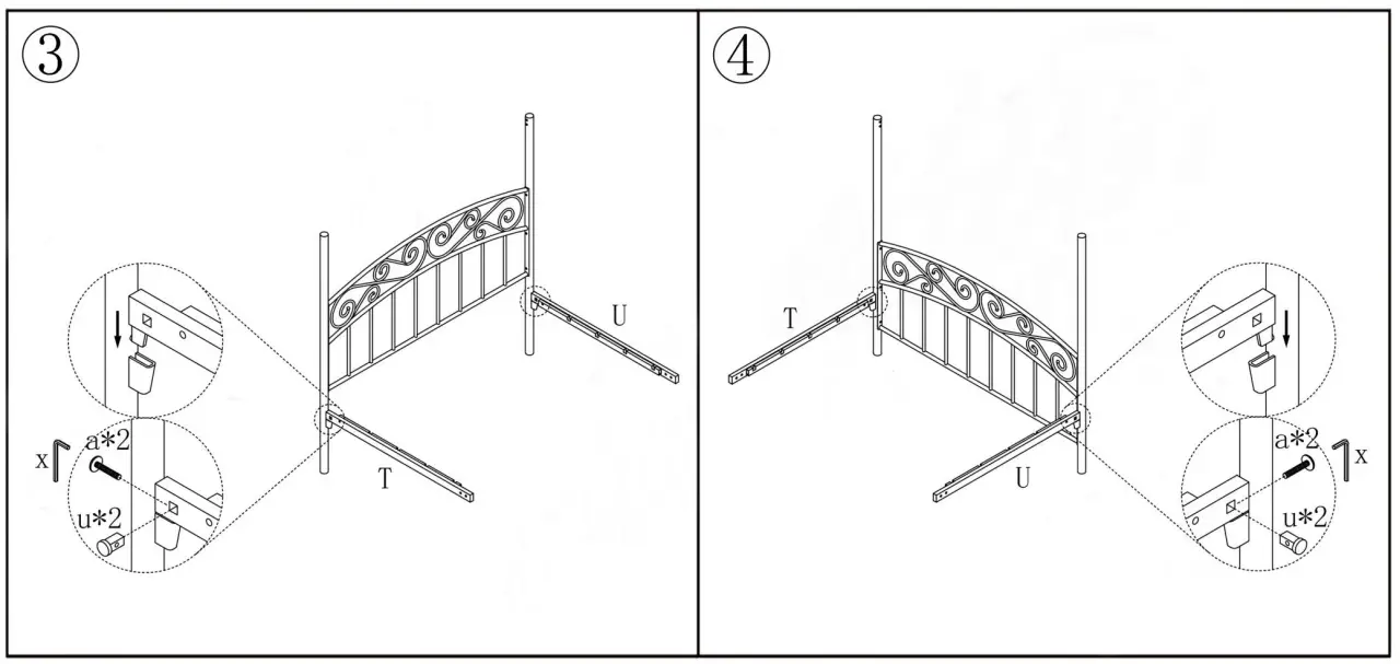 JASMODER-715F-Queen-Size-Metal-Canopy-Bed-Frame-fig-4