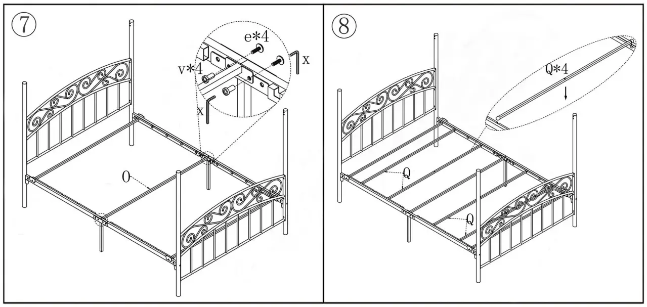 JASMODER-715F-Queen-Size-Metal-Canopy-Bed-Frame-fig-6