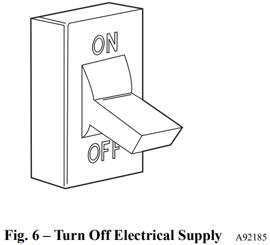 Carrier Non Condensing 80 Percent AFUE Gas Furnace - Figure 7