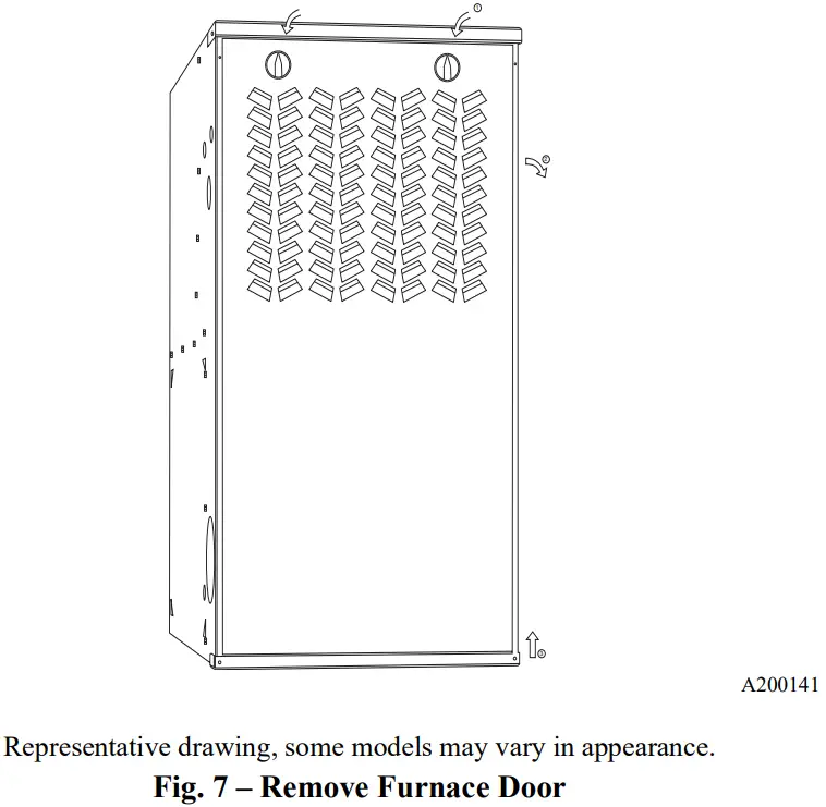 Carrier Non Condensing 80 Percent AFUE Gas Furnace - Figure 8