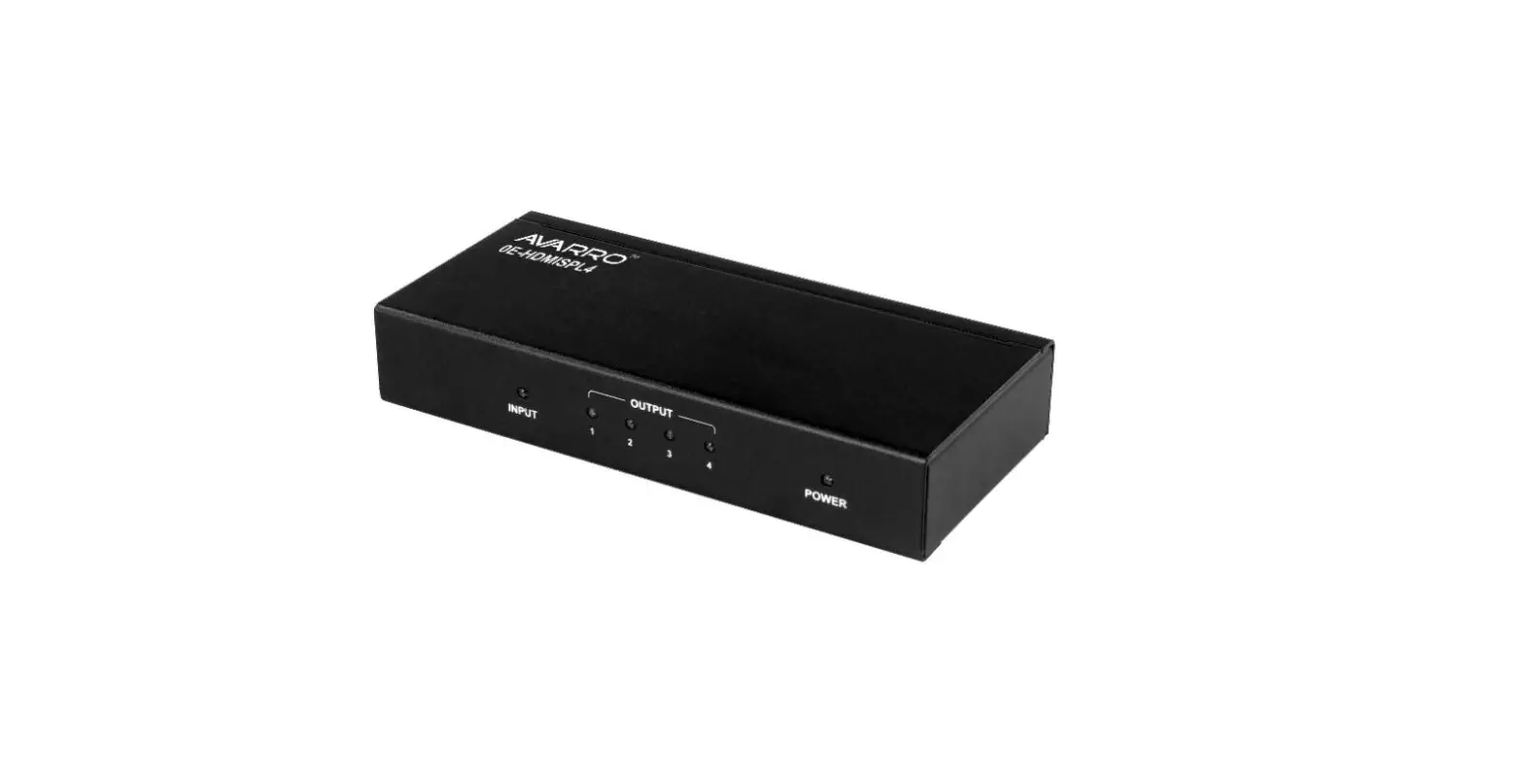 Avarro 0e-hdmispl4 4 Ports Hdmi Splitter User Manual