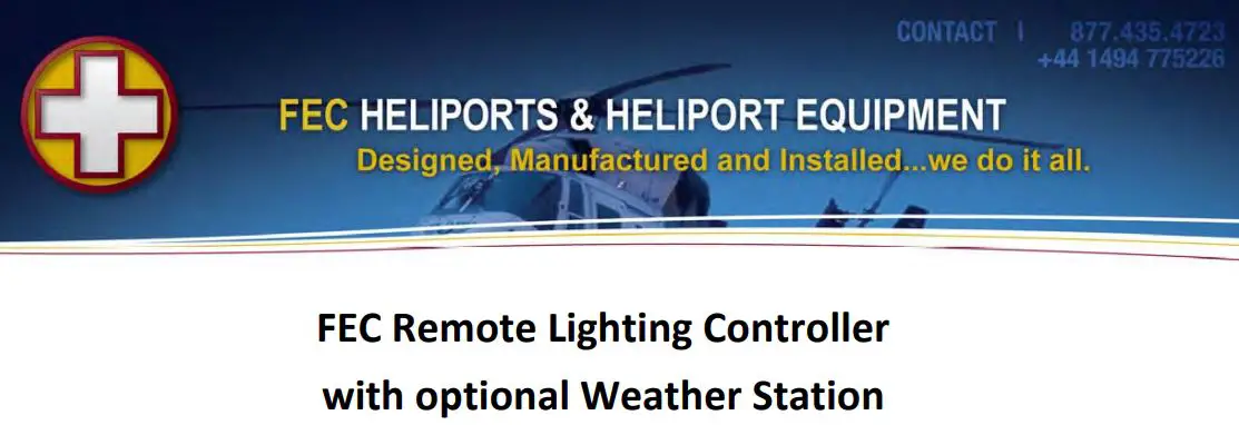 FEC HELIPORTS HP0832 Remote Lighting Controller Instructions