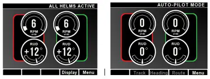 FURUNO NavPilot 711C Seastar Optimus DBW Steering Interface - Optimus CANtrack Display 1