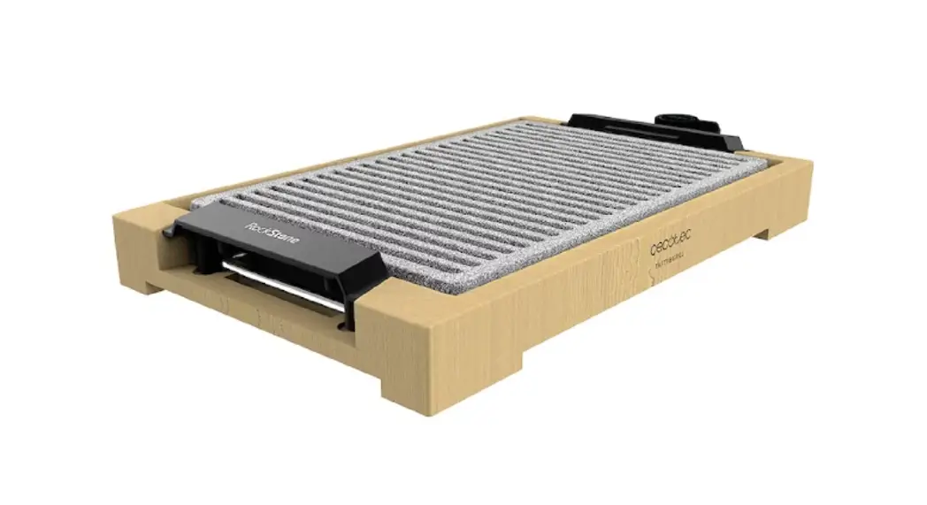 Create Stone Flat Bamboo 1800w Electric Plate Grill User Manual