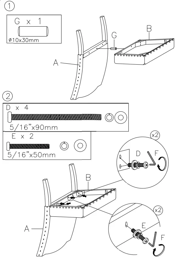 ASHLEY D718-01 Kodatown Dining Chair-FIG3