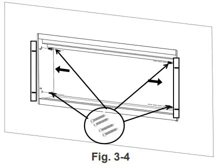 MODERN EMBER ME-HM50 Wall Mounted & Recessed Electric Fireplace (14)