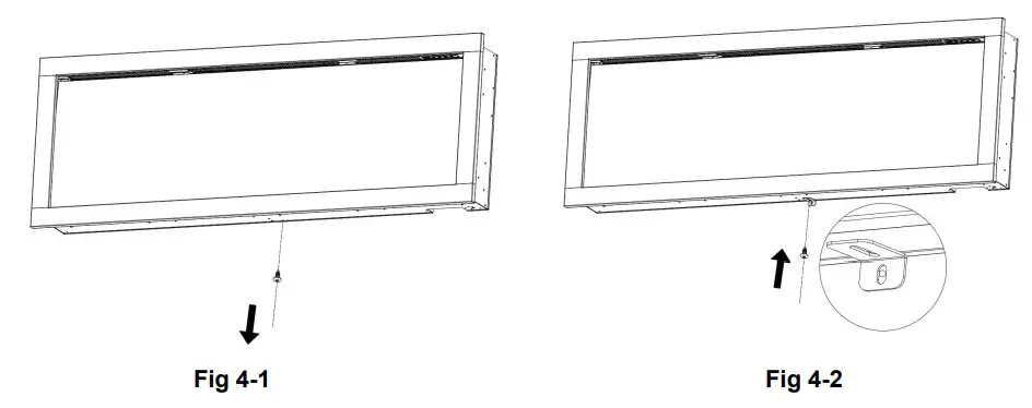 MODERN EMBER ME-HM50 Wall Mounted & Recessed Electric Fireplace (18)