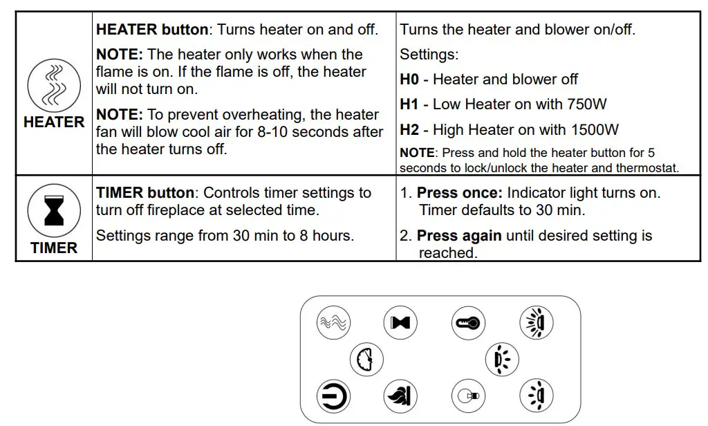 MODERN EMBER ME-HM50 Wall Mounted & Recessed Electric Fireplace (28)