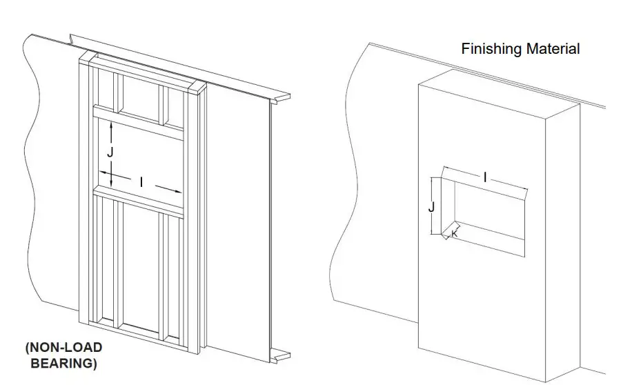 MODERN EMBER ME-HM50 Wall Mounted & Recessed Electric Fireplace (5)