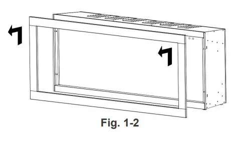MODERN EMBER ME-HM50 Wall Mounted & Recessed Electric Fireplace (7)