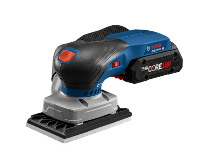 Bosch Gss18v-40 18v Brushless Sheet Orbital Finishing Sander Instruction Manual