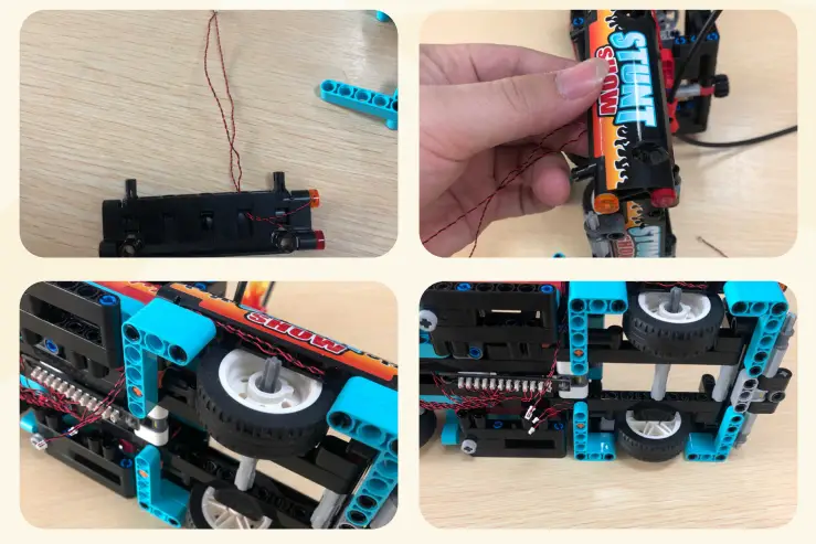 GAME OF BRICKS 42106 Light Kit for Stunt Show Truck and Bike - Figure 10