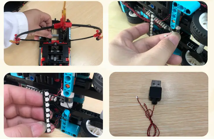 GAME OF BRICKS 42106 Light Kit for Stunt Show Truck and Bike - Figure 15