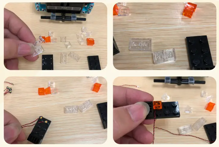 GAME OF BRICKS 42106 Light Kit for Stunt Show Truck and Bike - Figure 2