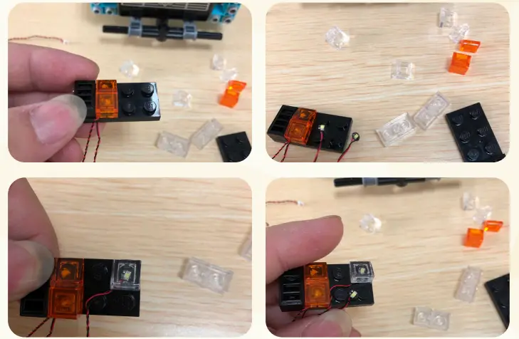 GAME OF BRICKS 42106 Light Kit for Stunt Show Truck and Bike - Figure 3