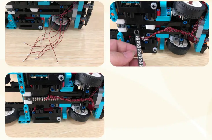 GAME OF BRICKS 42106 Light Kit for Stunt Show Truck and Bike - Figure 5