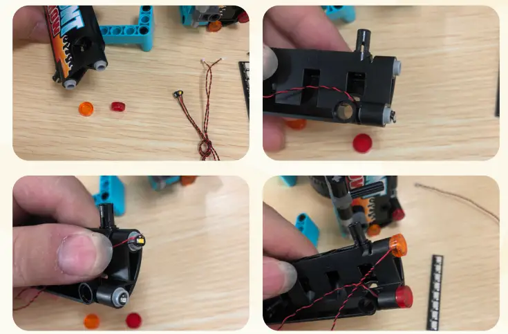 GAME OF BRICKS 42106 Light Kit for Stunt Show Truck and Bike - Figure 9