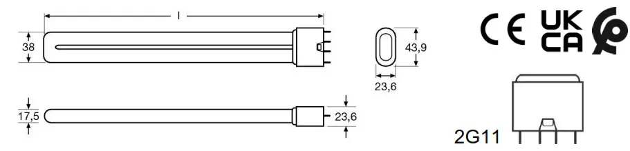 Radium 31311345 Compact Fluorescent Lamp - cover