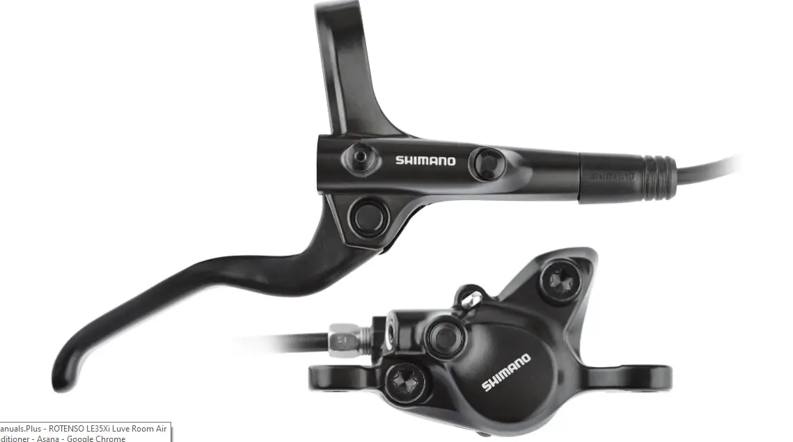 Shimano Mt-201 Hydraulic Disc Brake User Manual