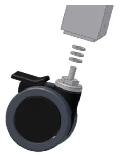 ROPOX 6005 4SingleManual Multi-Function Table -Assembly of frame5