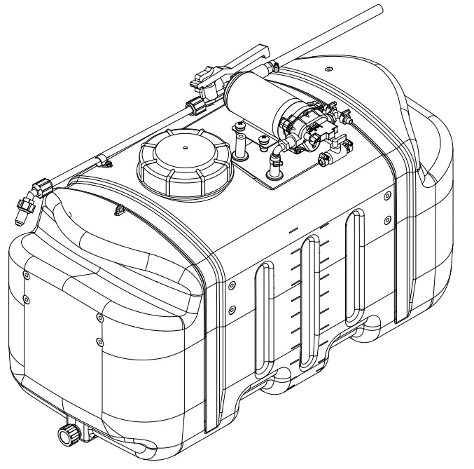 TERRAKING 45-0584 25 Gallon Spot Sprayer
