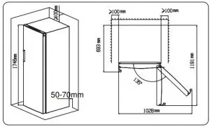 FIG 1 Ventilation of appliance