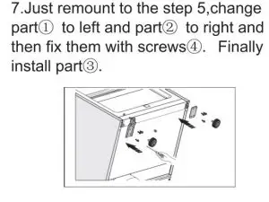 FIG 13 Stand the refrigerator upright