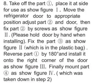 FIG 14 Stand the refrigerator upright