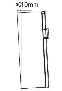 FIG 3 Leveling of appliance