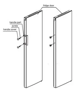 FIG 4 Installing the door handle