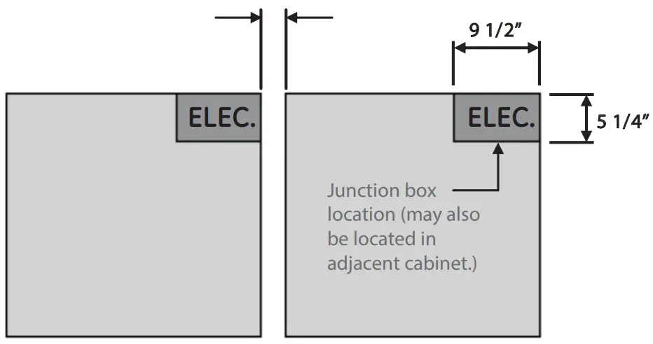 GE CTS90FP2NS1 Professional Series 30Inch Built In Convection French Door Single Wall Oven - DIMENSIONS 2