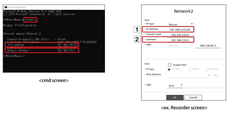 WISENET PRN-6400DB4 Network Video Recorder User Guide - Connecting a recorder and a router