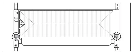 WISENET PRN-6400DB4 Network Video Recorder User Guide - Insert the screws in the left
