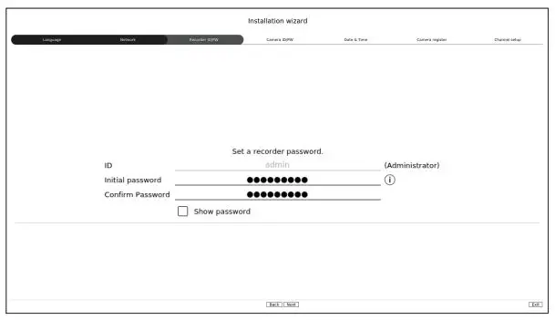 WISENET PRN-6400DB4 Network Video Recorder User Guide - Recorder ID