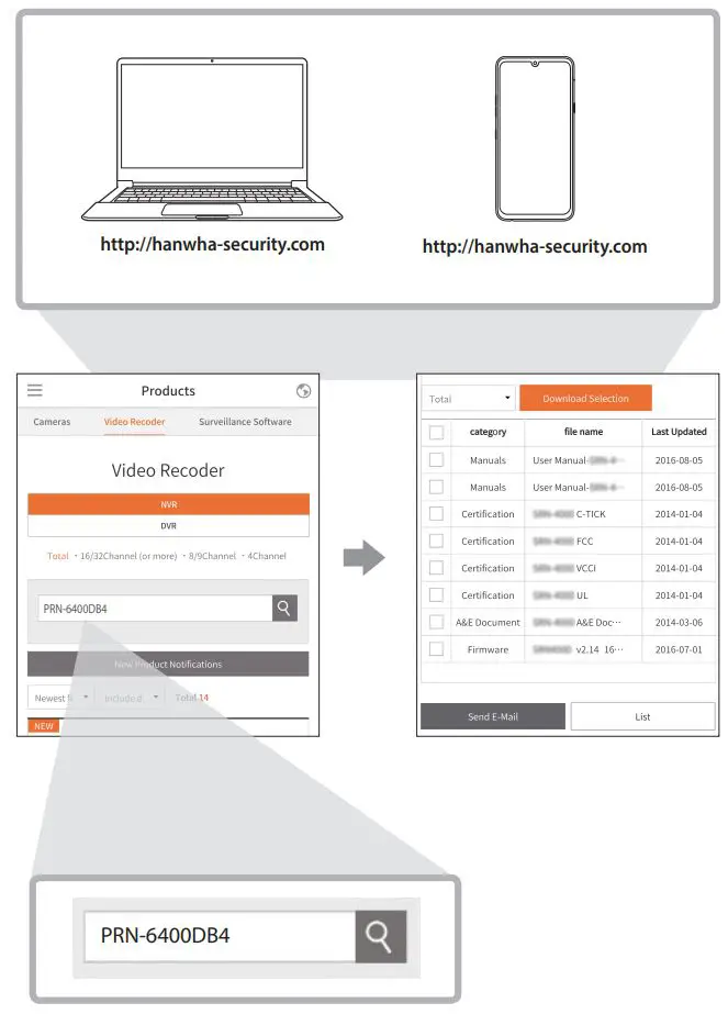 WISENET PRN-6400DB4 Network Video Recorder User Guide - Using Product Information