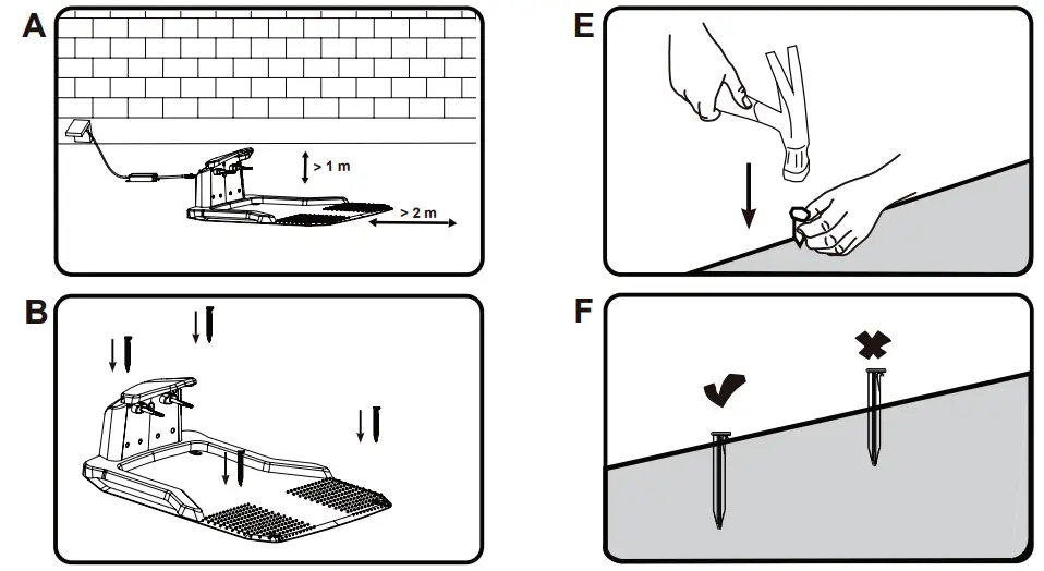 VICTA RM100 Robot Mower - docking station