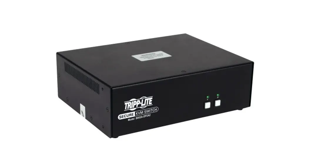 Tripp-lite B002a-dp2ac2 2-port Dual-monitor Secure Kvm Switch Owner's Manual