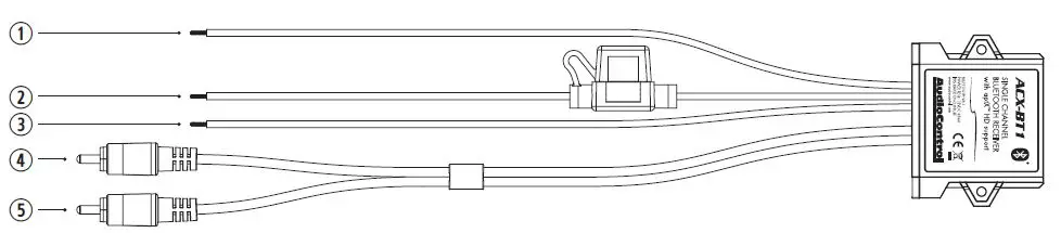 AudioControl ACX-BT1 Bluetooth Receiver with APTX HD Support fig1