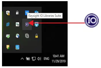 KEYSIGHT 82357B USB GPIB Interface - Look for IO icon