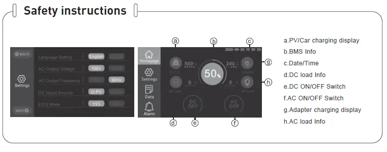 POWEROAK PS200 Portable Power Station fig 7