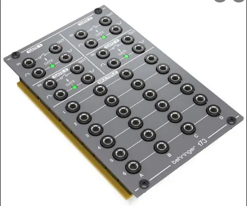 Behringer 173 Quad Gate/multiples Legendary Analog Quad Gate And Multiples Module For Eurorack User Guide