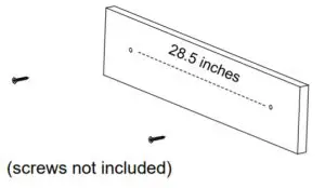 MONSTER MSB3788W 37 Inch Bluetooth 5 1 Sound Bar - wooden wall