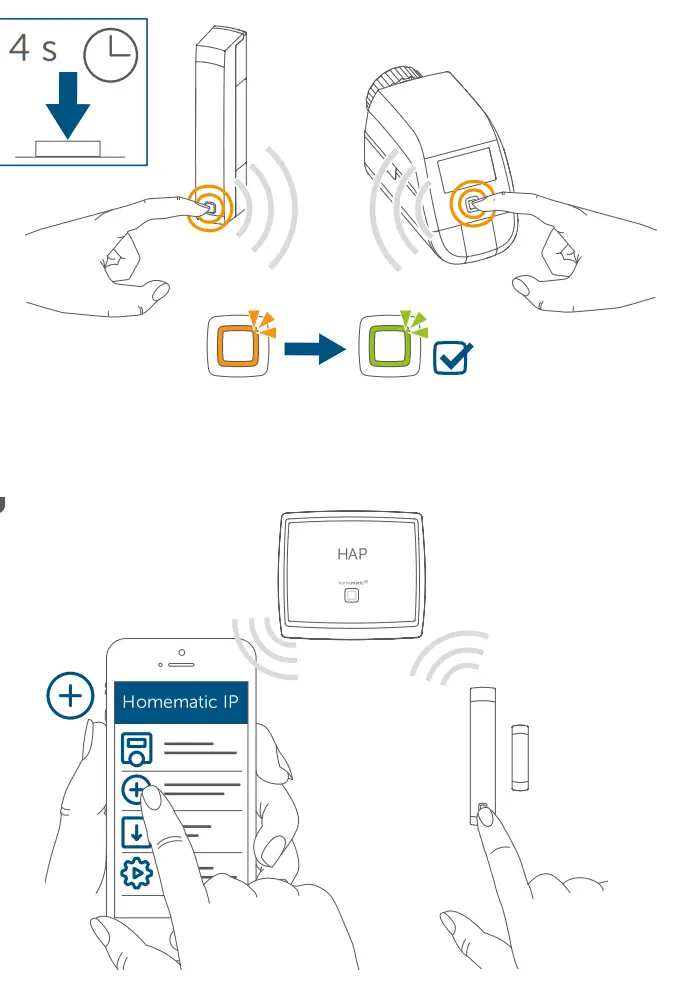 homematic HmIP SWDM Window and Door Contact with Magnet - fig 2
