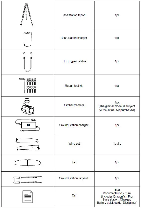 AUTEL Dragonfish Pro 7kg Dual Sensor Aircraft fig 2