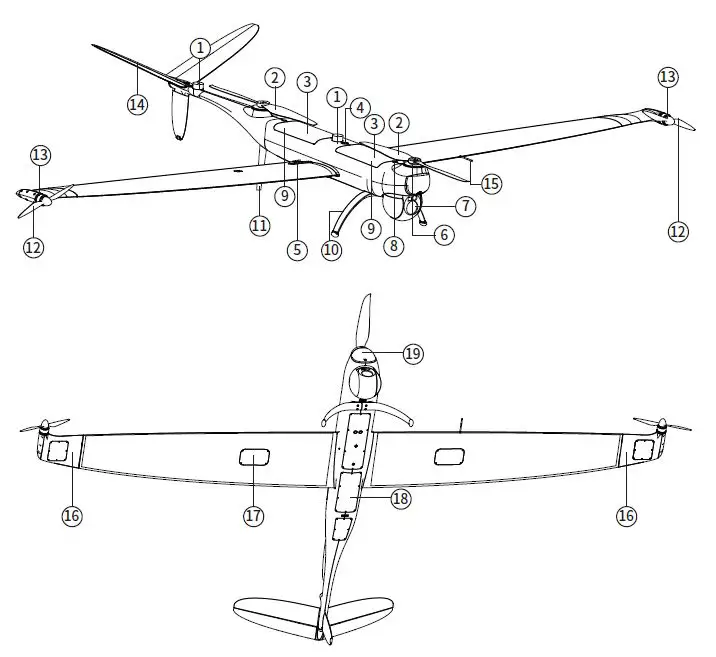 AUTEL Dragonfish Pro 7kg Dual Sensor Aircraft fig 3