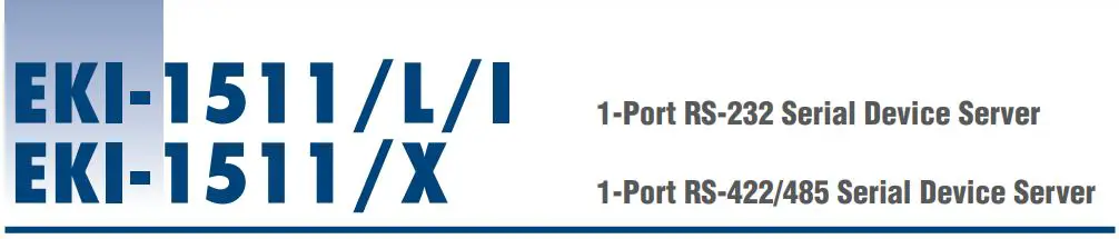 ADVANTECH EKI-1511 L I EKI-1511 X