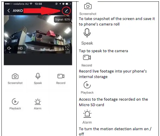anko E97V Full HD Wi-Fi Outdoor Camera fig 9