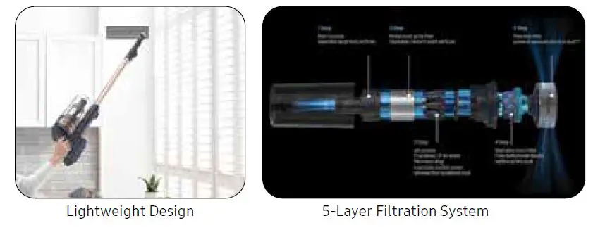 SAMSUNG VS15A6032R7 Jet 60 Pet Cordless Stick Vacuum fig-16